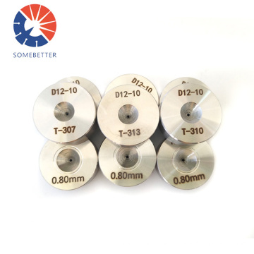 Copper Steels Lines Diamond Pcd Tc Brass Rod Tungsten Carbide Flat Wire Drawing Die For Round Bars - Point Start And Push-point